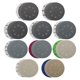 thumbnail image 1 of 100Pcs Wet Dry Sanding Discs 125mm,5 Inch 8 Hole Hook and Loop Sandpaper 400-7000Grits Assortment Se, 1 of 5