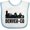 White and Blue, variant on Inktastic Denver Colorado Skyline Grunge Boys or Girls Baby Bib