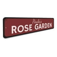 thumbnail image 3 of Rose Garden Novelty Decor, Metal Wall Sign - 4x18 Inches, 3 of 4
