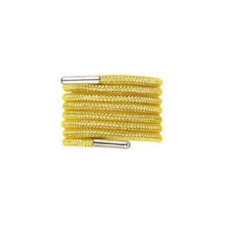 

1PC Luxury Fashion With Wrap Net Drawstring Accessories Rhinestone ShoeLaces Sneakers Laces Diamond Shoe Laces Bright Strings YELLOW 100CM