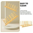 thumbnail image 3 of Shisuyan Bamboo Dish Holder Kitchen Plate Holder Multi-use Bamboo Rack Kitchen Drying Rack, 3 of 9