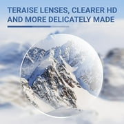 TERAISE Fashion Anti-Blue Light Resin Reading Glasses,Leopard,3.50x 4 Pack