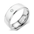 thumbnail image 1 of Anillo de dedo inteligente NFC para hombres, resistente al agua, equipo de teléfono Android, conexión inteligente, anillo de pareja de acero de titanio, moda, 1 of 4