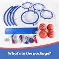 thumbnail image 5 of 4 Hoop Basketball Set,Mini Adjustable Basketball Goal with Pump for  Indoor & Outdoor Play,Fun Basketball Game for Ages 3+ Birthday Gift, 5 of 6