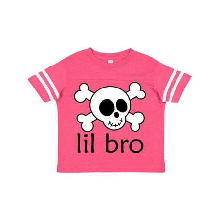

Inktastic Little Bro Skull Gift Toddler Boy Girl T-Shirt