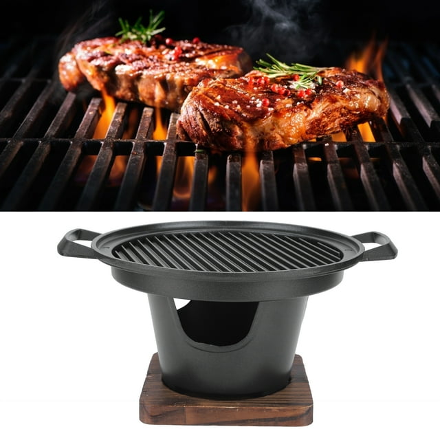 Labuduo Mini Barbacoa sin Humo, Parrilla, Estufa de carbón para el hogar, Parrilla Coreana para Barbacoa, Parrilla portátil para Acampar, Estufa, 26x21x12,5 cm, Parrilla para Fumar de Mesa para Ecomeon no