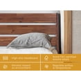 thumbnail image 3 of Acacia Emery Solid Wood Bed Frame with Headboard, Signature Headboard Wood Bed, King - Walnut, 3 of 8