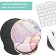 thumbnail image 4 of Mouse Pad with Wrist Support, Ergonomic Mouse Pad with Memory Foam Wrist Rest Cushion, Non-slip Rubber Base Gaming Mice Pad for Home Office Computer Laptop, 4 of 7