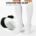 thumbnail image 5 of Women's Soft Knee-High Dress Socks, Combed Cotton with Comfortable Elastic Cuff, 3-Pair Pack, 5 of 8