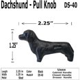 DACHSHUND handle in a Vintage use as Barn Door, Gate, Drawer and