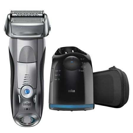 Braun Series 7 790cc ($20 Coupon Eligible) Men's Electric Foil Shaver, Rechargeable and Cordless Razor with Clean & Charge