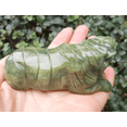thumbnail image 3 of Handcraft Green Jade Jadeite Tiger Emerald crystal healing Stone Carving Big Cat Jungle Animals Gem Chakra Quartz Decorative Ornament xx078, 3 of 4