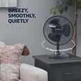 thumbnail image 2 of NEXAIR Ventilador de mesa oscilante de 12 pulgadas, 3 velocidades, con inclinación ajustable de 180° y prácticos controles de botón, ventilador de escritorio ideal para el hogar, dormitorio, dormitori, 2 of 4