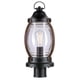 thumbnail image 1 of Westinghouse 6578800 Canyon Luz Led de Poste de Cabeza Nica para Exteriores de 19" de Alto - Negro, 1 of 5