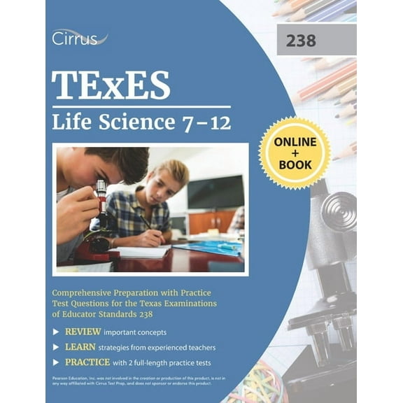 TExES Life Science 7-12 Study Guide: Comprehensive Preparation with Practice Test Questions for the Texas Examinations o, (Paperback)
