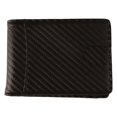 thumbnail image 2 of Tarjetero de cuero de PU, billetera delgada con dinero Tarjetero con textura de fibra de carbono Cartera delgada de cuero de PU Rendimiento confiable, 2 of 14
