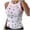 v#29White125, variant on Women Tank Tops Star Pattern Vest Elastic Slim Fit Choker Neck Waist Shirring Soft Lightweight For Summer Yoga Outdoor Play Elegant Sleeveless,Blue,L