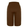 thumbnail image 7 of NAISIBABY Girls Capri Pants, Solid Color Stretch Comfortable Drawstring Casual Yoga Sports Pants with Pockets Brown 9-10T, 7 of 7