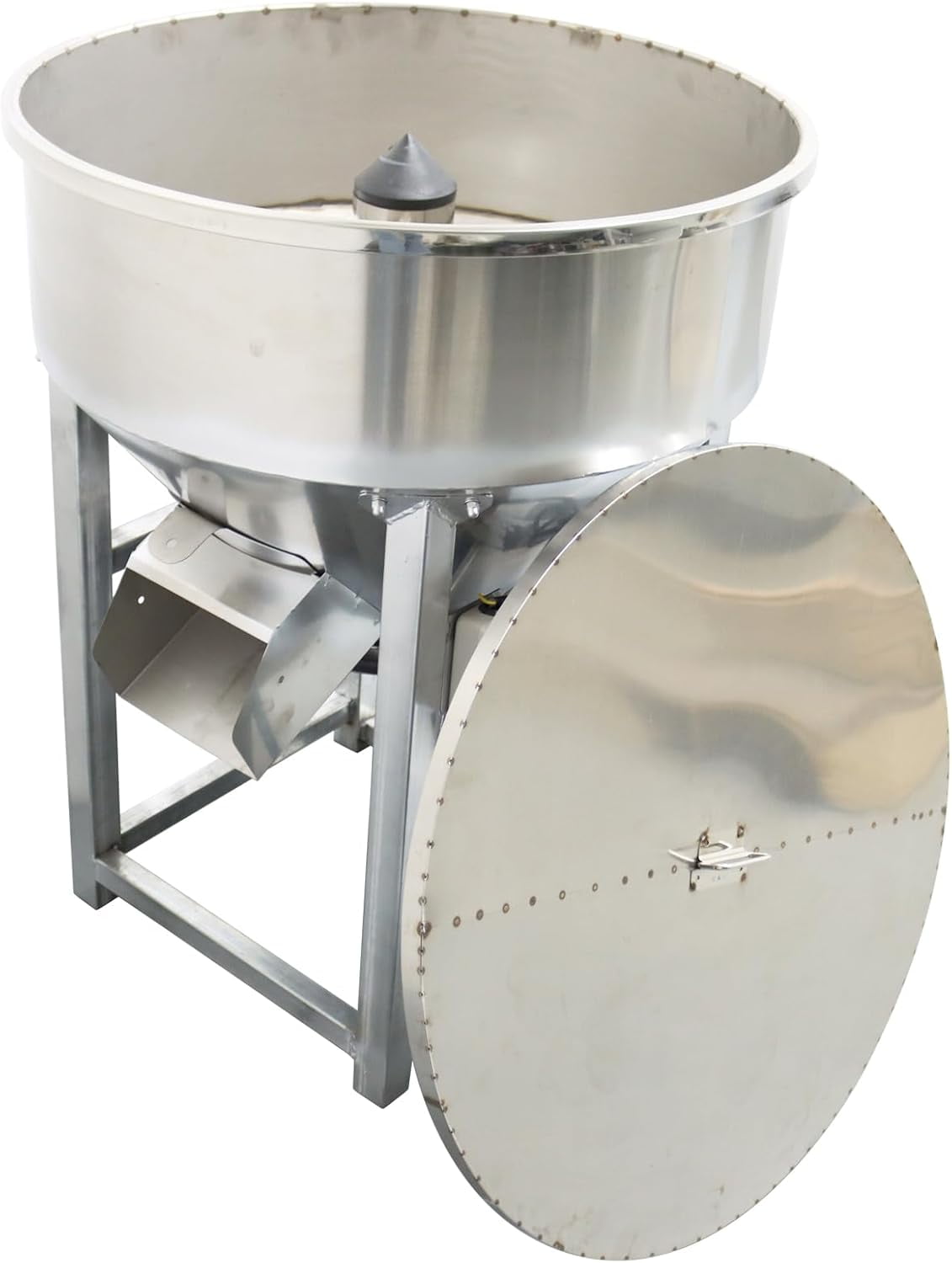 110LBS Stainless Steel Vertical Particle Feed Fertilizer Mixer for Farm Factory Use Mixer
