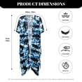 thumbnail image 6 of HELLHERO High Quality Fabrics Bathing Suit Cover Up for Beach Lightweight Free Size Long Kimono Swimsuit Cover Up Shark Silhouette, 6 of 6