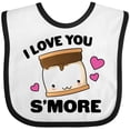 thumbnail image 3 of Inktastic Valentines Day I Love You S'more with Pink Hearts Boys or Girls Baby Bib, 3 of 4