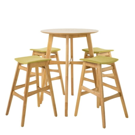 Christopher Knight Home Emmaline Mid Century 5 Piece Bar Height Dining By Christopher Knight Home Emmaline Mid Century 5 Piece Bar Height Dining By