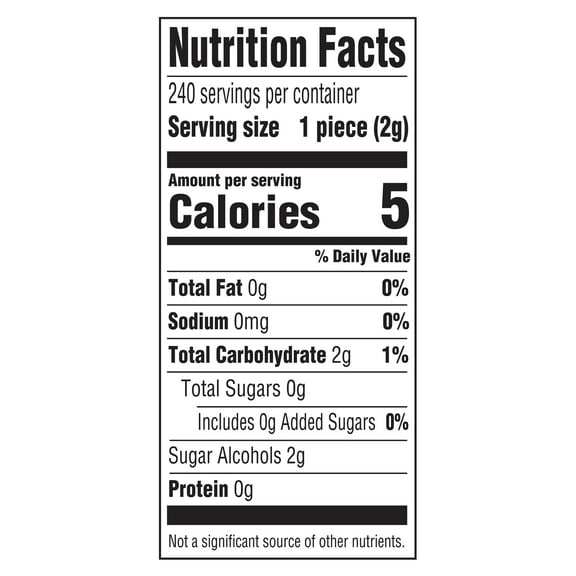 EXTRA Refreshers Fruit Mix Sugar Free Chewing Gum Bulk, 40 Piece Bottle Pack of 6