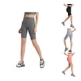 thumbnail image 1 of Work Out Shorts Gym for Solid Color Yoga Sports Tight Shorts, 1 of 5
