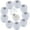 B, variant on 10 Pieces Elegant Octagonal Crystal Clear Plastic Ring Box with Metal Interior - Great for Jewelry Displays, Weddings and Parties, Jewelry Boxes, Jewelry Boxes