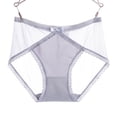 thumbnail image 3 of Women's Briefs Tucking Panties for Women Breathable Briefs for Women Lane 22 24 New Lower Waist Trainer Variety Panties Pack Sexy Matching Underwear Couples Sheer Lingerie Lane Underwear Silver 2XL, 3 of 5