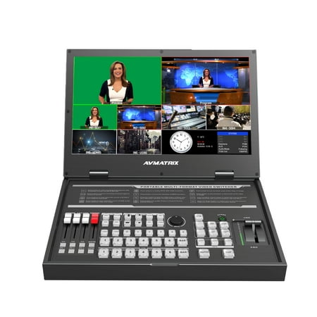 UPC: 6971118000395 | AVMATRIX PVS0615U 15.6 lcd monitor Portable 6-Channel SDI/HDMI Multi-Format Streaming Switcher Real Time Live Streaming Multi Camera Production (PVS0615U)