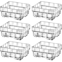 Barski Glass - Small Stackable Bowl - Set of 6 Bowls - Designed - 3.9 Oz. - for Kitchen Prep - Dessert - Dips and Candy - Made in Europe