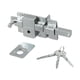 thumbnail image 5 of Door Security Color Silver Anti theft Door Lock Fence Door Lock Confidential Key Iron Construction For Garden Fences, 5 of 11