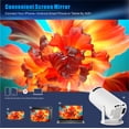 thumbnail image 3 of FL Projector 4K Android 1080P  Home Theater Video Mini Led Projector for Movies Upgraded Version, 3 of 4