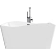 thumbnail image 2 of A&E Bath Ellis 59" Freestanding Bathtub with No Faucet, 2 of 5