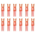 thumbnail image 1 of Uxcell Archery Arrow Nocks, Plastic Nocks Replacement Arrows Tail Accessory-Fitting For (DIY Hunting Shooting/Compound/Recurve Bow) 6.2MM/0.24" ID & 12 Pcs & Plastic & Transparent Orange, 1 of 6