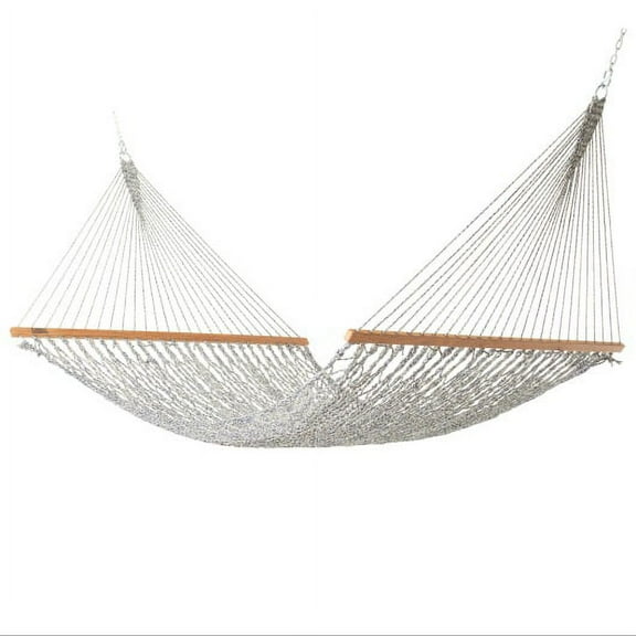 DURACORD® Executive Rope Hammock - Navy Oatmeal Heirloom Tweed
