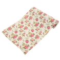 thumbnail image 3 of Flower Printed Ribbon, Jute Material 5 Yards Burlap Ribbon Rose Print  For Cake Decoration For Wedding Decoration For DIY Craft, 3 of 8