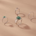 thumbnail image 4 of Simple Fashion Alloy Ring For Women In Gold Or Silver Tone Geometric Resin Jewelry For Everyday Style GiftIdea, 4 of 6