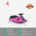 thumbnail image 2 of Joyldias 24V Electric Drifting Go Kart Powered Ride-Ons, Pink, 2 of 9