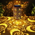 thumbnail image 1 of Linterna Solar Toodour Impermeable con Patrón de Luna para Exterior, 1 of 7