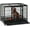 48 inch, variant on Wangbujianwang 42-inch Dog Crate Cage, Heavy Duty Kennel with Plastic Tray and Double Doors, Foldable Metal Pet Crate for Large Dogs
