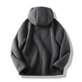 thumbnail image 5 of Women's Winter Warm Jacket Full Zip Sherpa Lined Hoodie Sweatshirt Coat Grey L, 5 of 5
