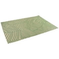 thumbnail image 3 of Northlight 4' x 6' Green and Beige Leaf Design Rectangular Outdoor Area Rug, 3 of 4