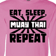 thumbnail image 4 of Inktastic Eat, Sleep, Muay Thai, Repeat Long Sleeve T-Shirt, 4 of 5