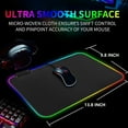 thumbnail image 3 of RGB Gaming Mouse Pad 14 Lighting Modes Mouse Pad Large Anti-Slip Rubber Base and Waterproof Computer Mouse Pad for Game and Work, 3 of 9