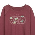 thumbnail image 3 of Star Wars - The Mandalorian Grogu Star Wars   - Wo Men's French Terry Long Sleeve Pullover, 3 of 5