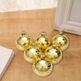 thumbnail image 6 of KOYPTL 6Pcs 2.36In Christmas Ball Ornaments Set for Tree,Shatterproof Hot Silverd Striped Painted Christmas Balls for Christmas Tree Porch Yard Holiday Decoration for Xmas Birthday Party Supplies, 6 of 6
