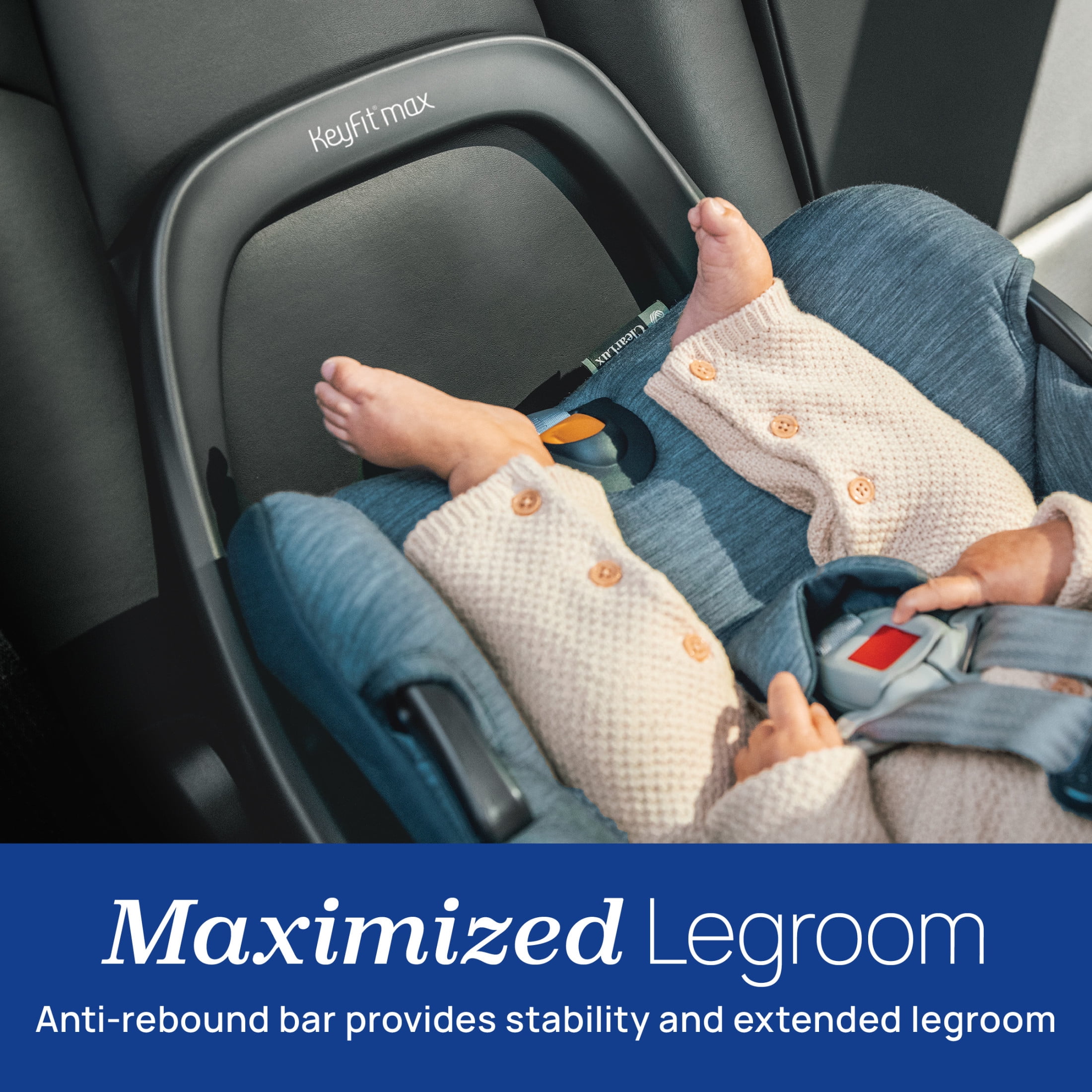 Chicco KeyFit® Max Infant Car Seat Base for all Chicco KeyFit® Infant Car Seats - Anthracite (Grey), New