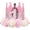 B, variant on Adorable Pink Birthday Crown Hat for Girls Ages 1-9 DIY Princess Headwear for Party Decor & Photo Shoot